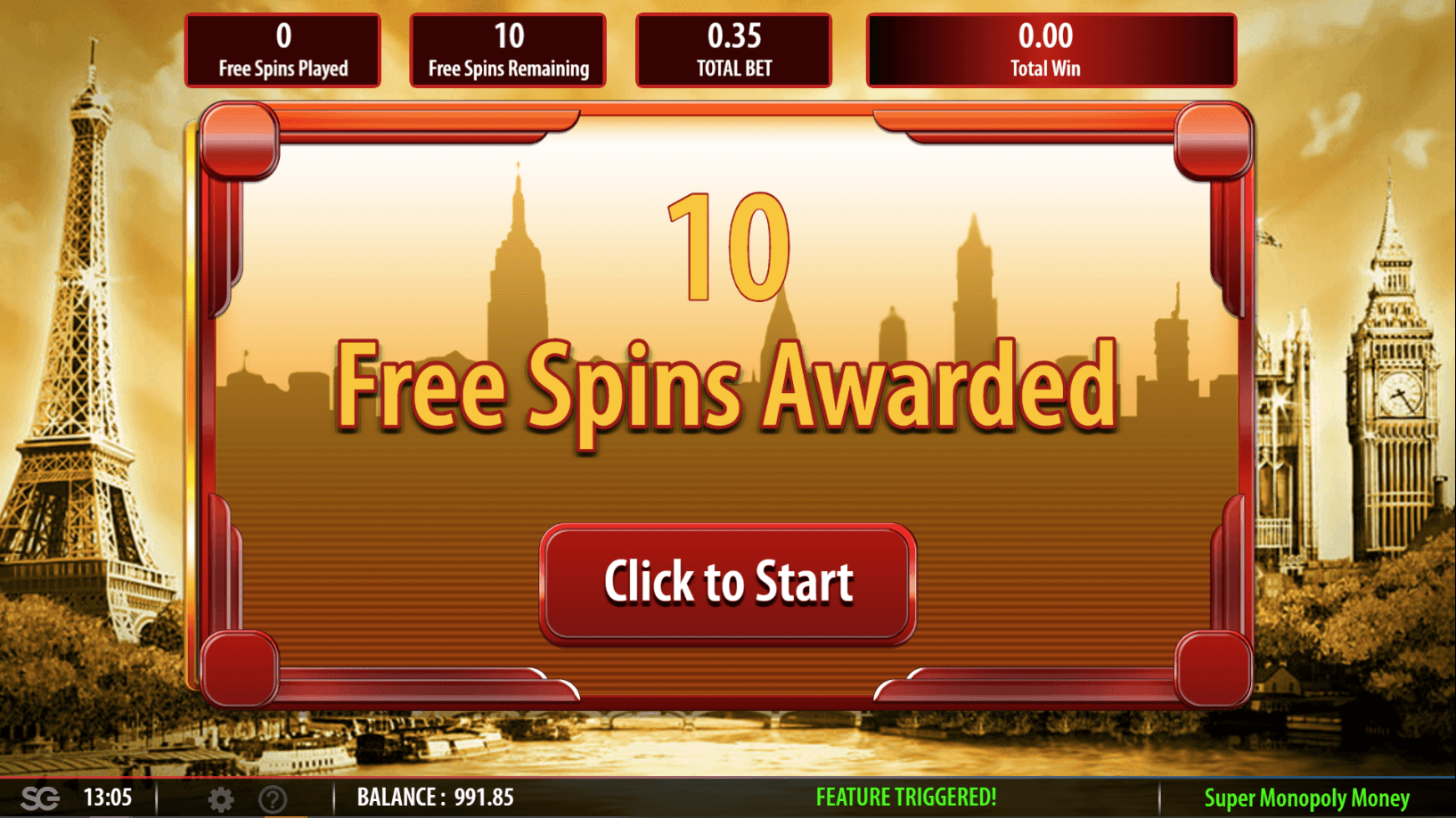 Super Monopoly Money - free spins