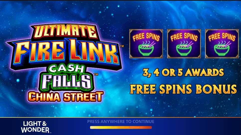 Ultimate Fire Link Cash Falls China Street Slot Machine - Scatter symbols