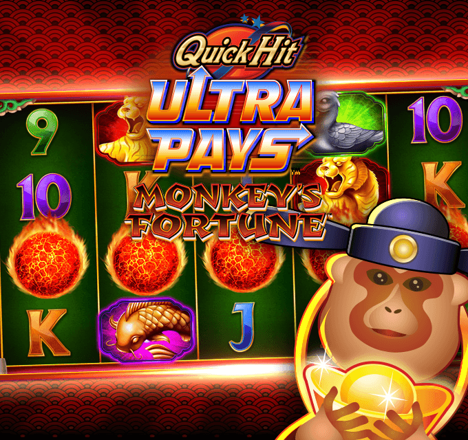 Quick Hit Ultra Pays Monkeys Fortune